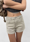V-An Back Pocket Denim Shorts