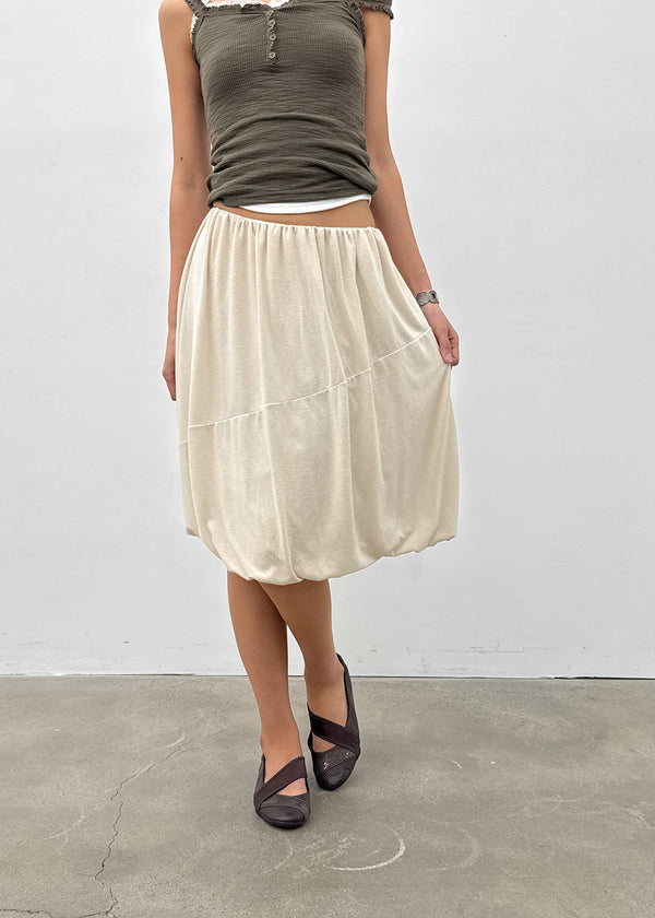 Territ Balloon Banding Midi Skirt