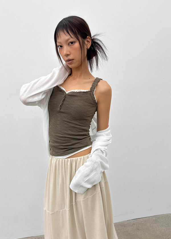 Poliner Deep V-neck Cardigan