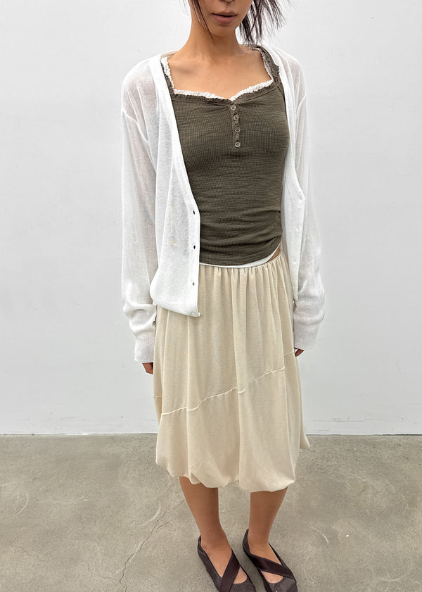 Poliner Deep V-neck Cardigan