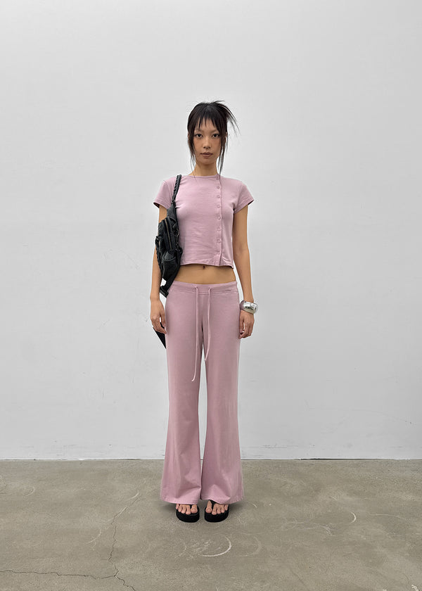 [MADE] Selni Semi-Bootcut Banded Pants (Set Available)