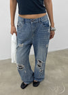 Trikin Damage Wide Denim Pants