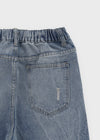 Trikin Damage Wide Denim Pants