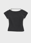 [MADE] Pieta Halter Layered Short-Sleeve Tee (Modal 38%)