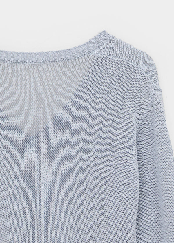 Jenishu Deep V-neck Long Sleeve Knit