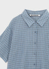 [MADE] Snetch Seersucker Check Short-Sleeve Shirt