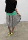 Territ Balloon Banding Midi Skirt