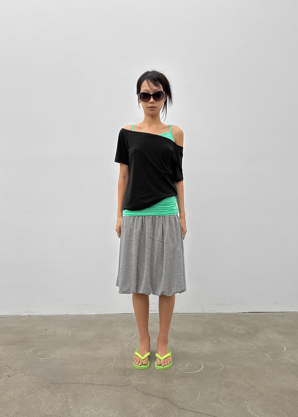 [MADE] Selni Off-Shoulder Short-Sleeve Tee (Set Available)