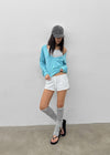 Ron Bean Low-waist Cutting Banding Shorts