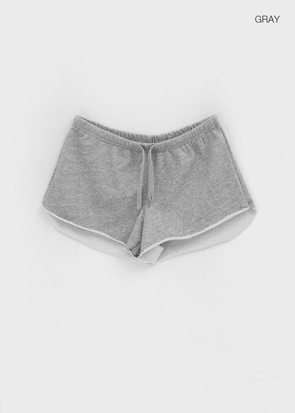 Ron Bean Low-waist Cutting Banding Shorts