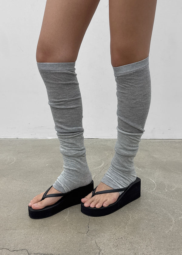 Clumming Wedge Platform Flip-flops