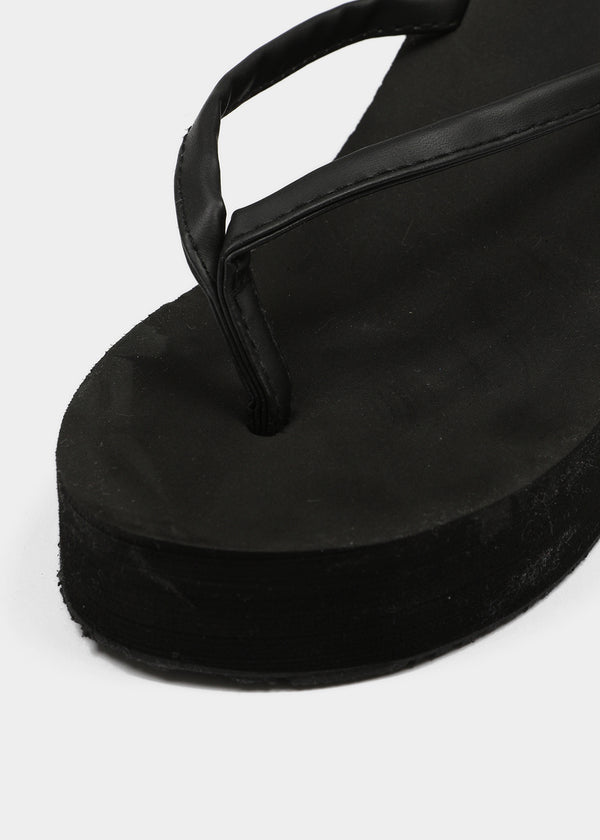 Clumming Wedge Platform Flip-flops