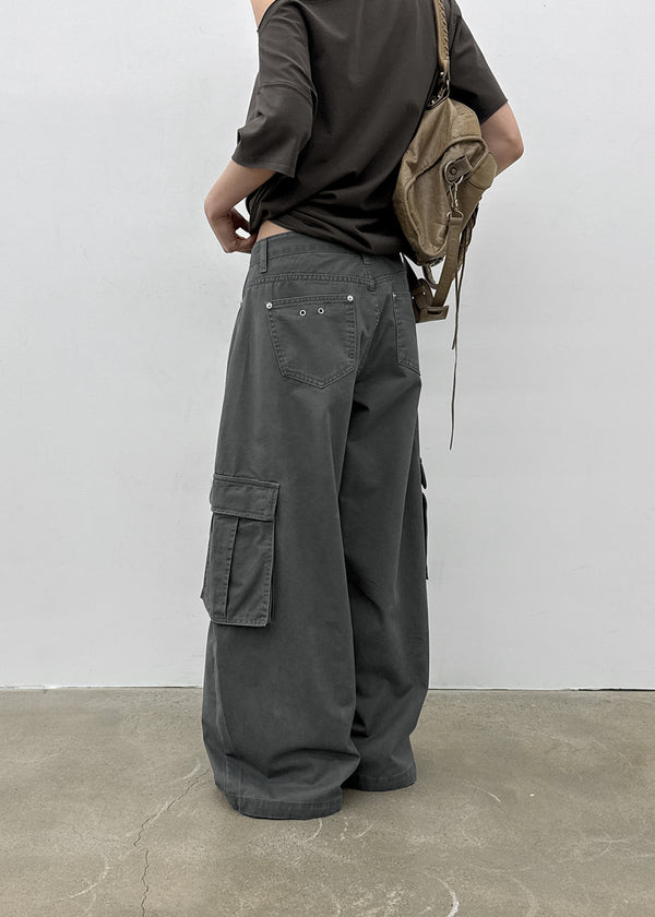 [MADE] Work Pigment Cargo Cotton Pants