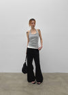[MADE] Selni Semi-Bootcut Banded Pants (Set Available)