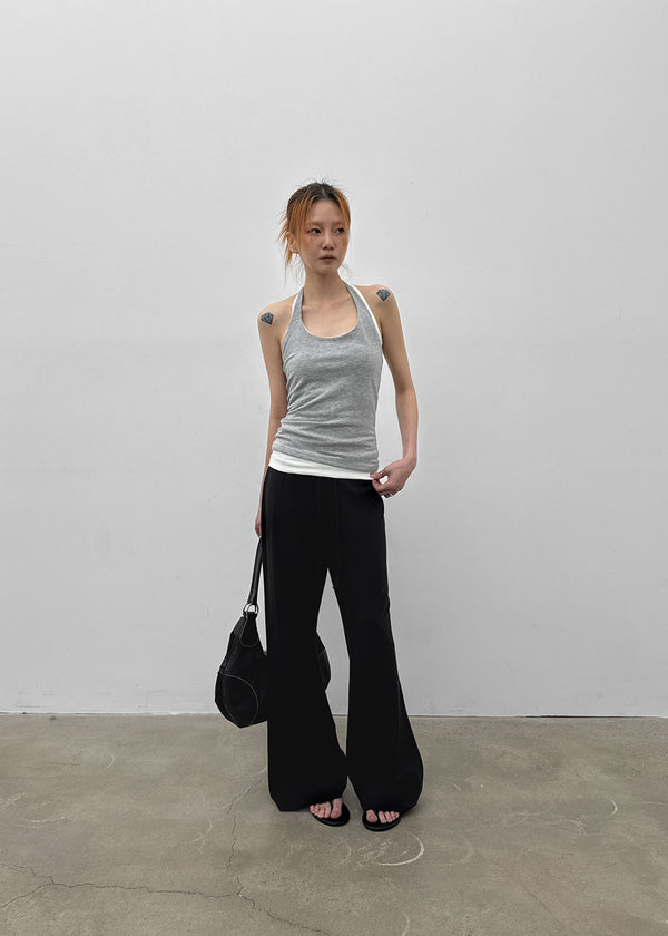 [MADE] Selni Semi-Bootcut Banded Pants (Set Available)