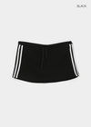 Ben El Low-Waist Line Banding Mini Skirt