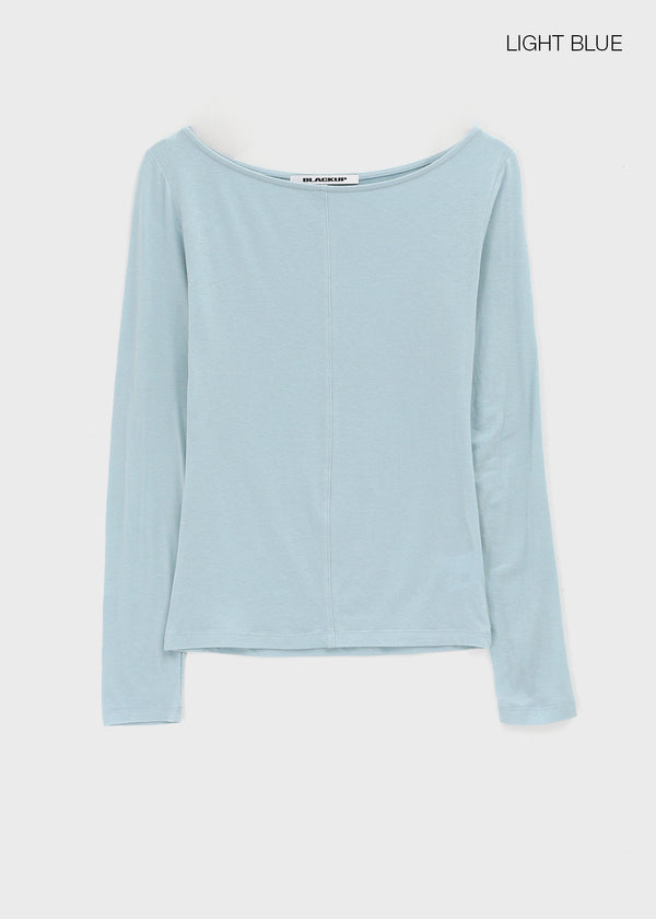[MADE] Baemy Tencel Panel Long Sleeve Top