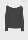 [MADE] Baemy Tencel Panel Long Sleeve Top