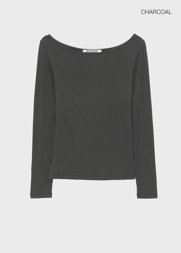 [MADE] Baemy Tencel Panel Long Sleeve Top