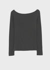 [MADE] Baemy Tencel Panel Long Sleeve Top