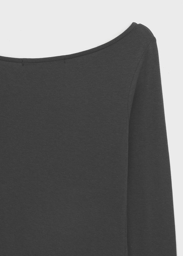 [MADE] Baemy Tencel Panel Long Sleeve Top