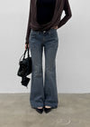 [MADE] Cameli Low-Waist Bootcut Denim Pants