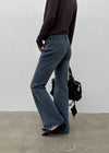 [MADE] Cameli Low-Waist Bootcut Denim Pants