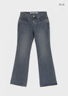[MADE] Cameli Low-Waist Bootcut Denim Pants
