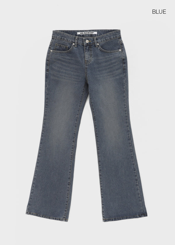 [MADE] Cameli Low-Waist Bootcut Denim Pants