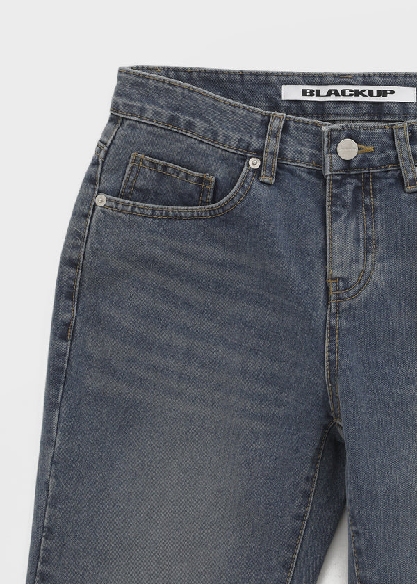 [MADE] Cameli Low-Waist Bootcut Denim Pants