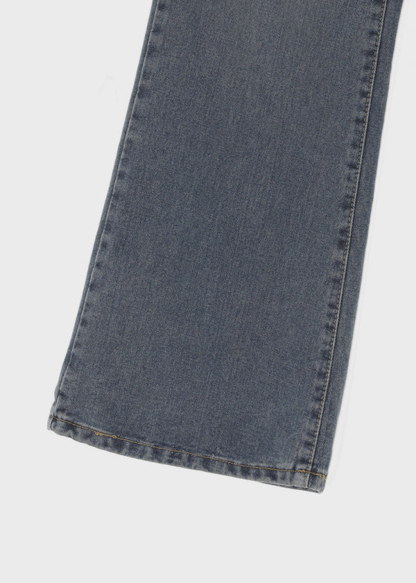 [MADE] Cameli Low-Waist Bootcut Denim Pants