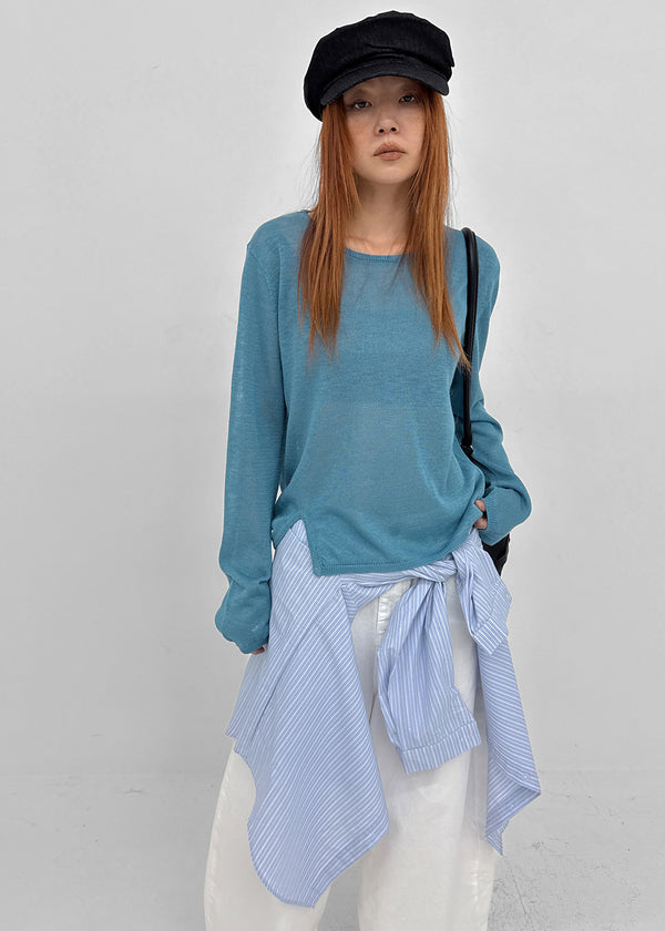 Sheld Summer Round Knit