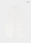 Shankum Back-point Wide Cotton Pants
