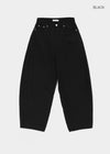 Shankum Back-point Wide Cotton Pants