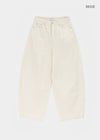 Shankum Back-point Wide Cotton Pants