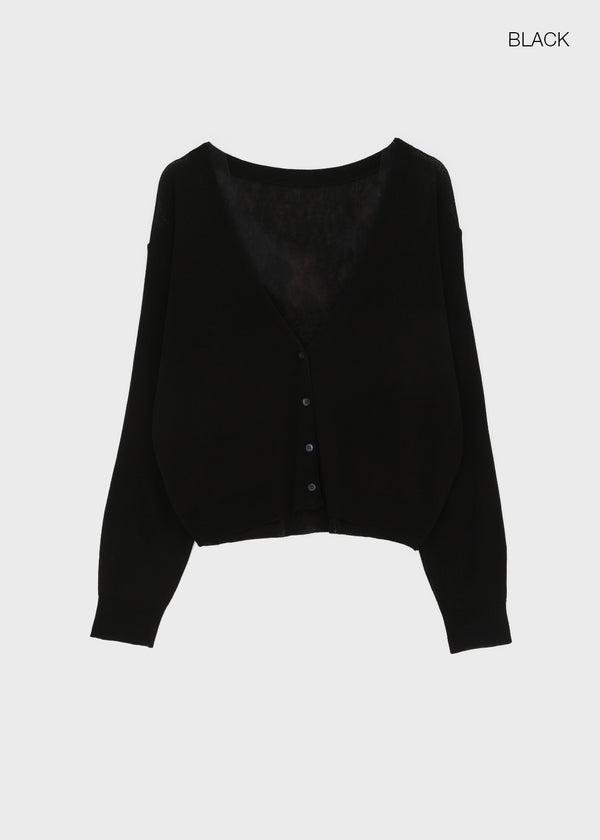 Poliner Deep V-neck Cardigan