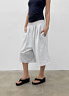 (UNISEX) Hugging Pintuck Bermuda Banding Pants