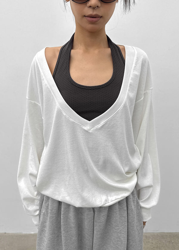 Bhen Deep V-neck Summer Sweatshirt