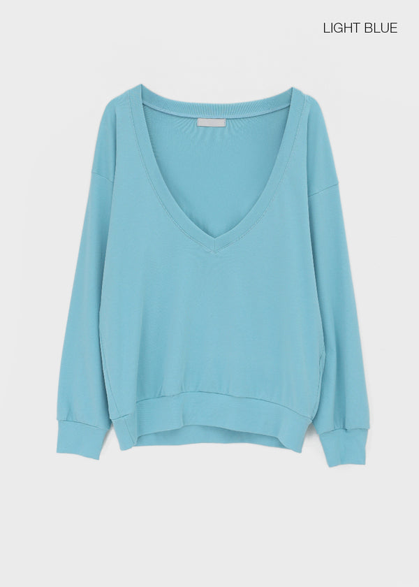 Bhen Deep V-neck Summer Sweatshirt