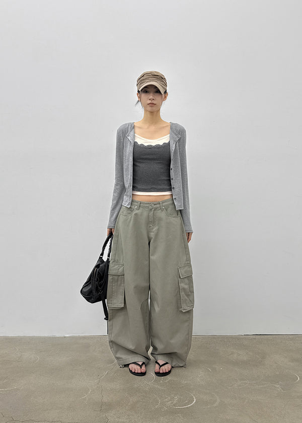 [MADE] Work Pigment Cargo Cotton Pants