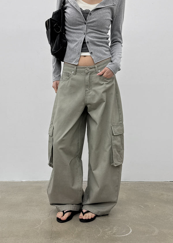 [MADE] Work Pigment Cargo Cotton Pants