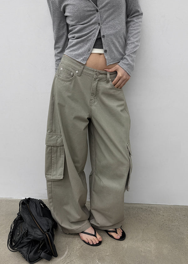 [MADE] Work Pigment Cargo Cotton Pants