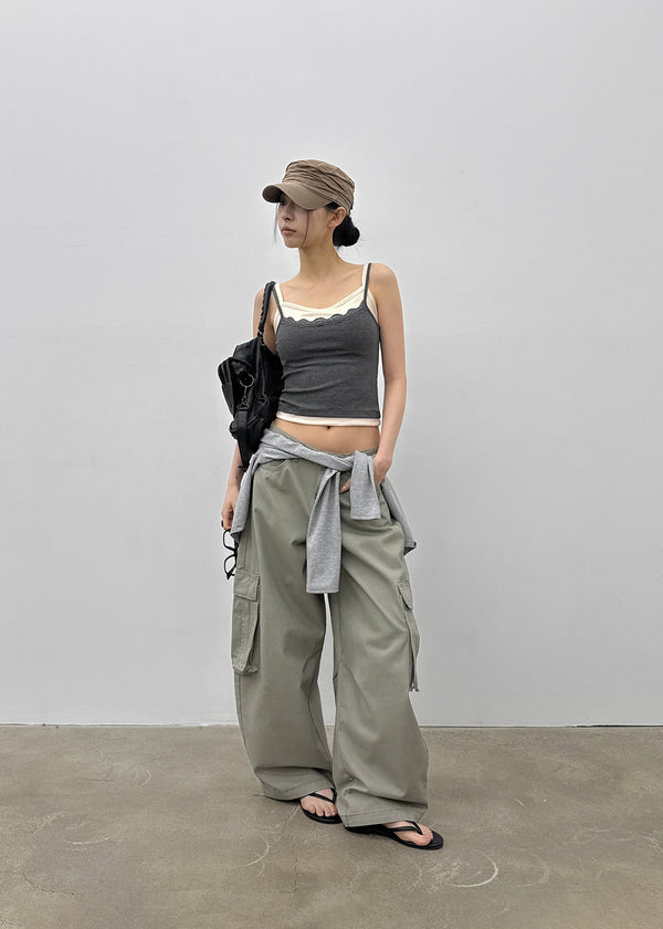 [MADE] Work Pigment Cargo Cotton Pants