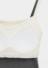 Abelve Lace Layered Sleeveless (Built-in Cap)