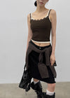 Abelve Lace Layered Sleeveless (Built-in Cap)