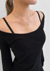 Rondelmo Layered Cross Necklace