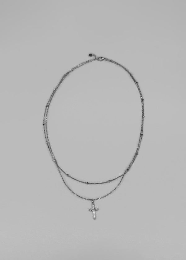 Rondelmo Layered Cross Necklace