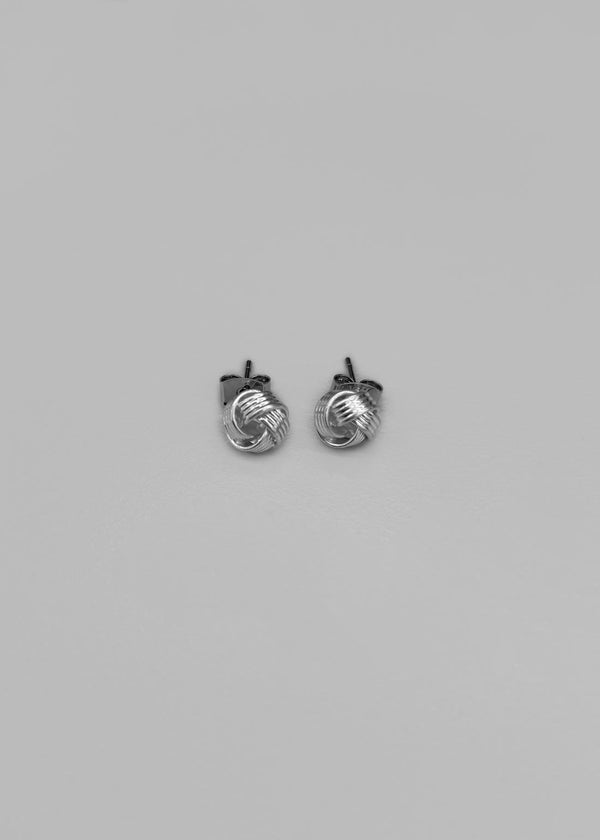 Kensyu Twisted Silver Earrings