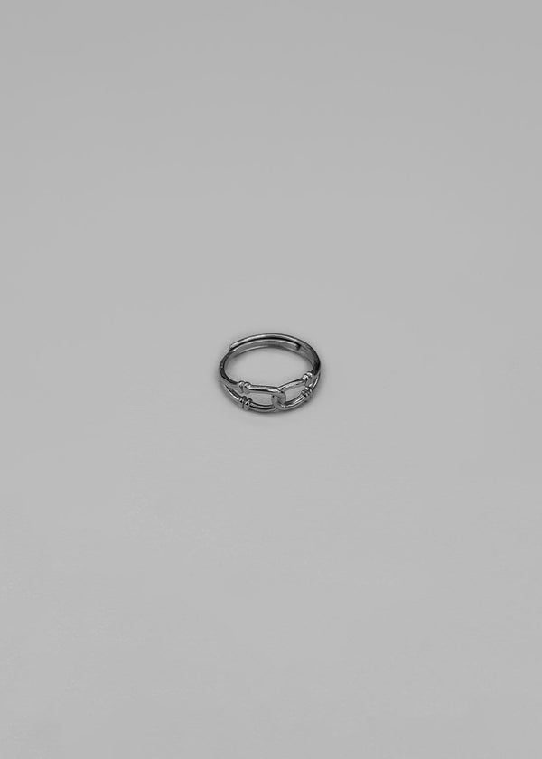 Tefog Twist Silver Ring