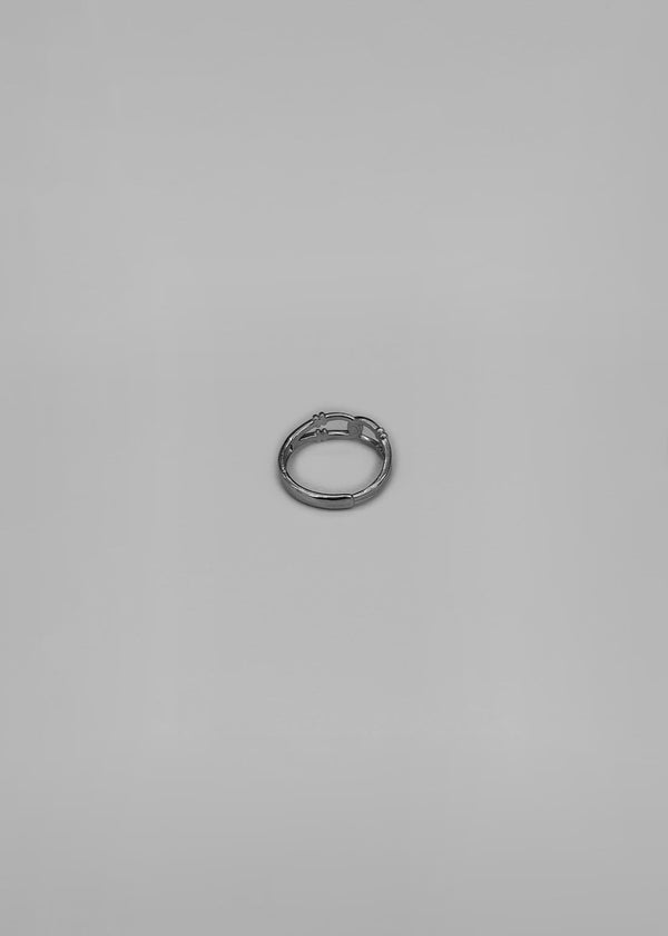 Tefog Twist Silver Ring